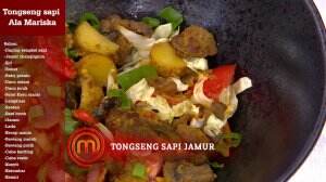 Tongseng Sapi Jamur Ala Mariska - MasterChef Season 7
