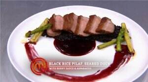 Black Rice Pilaf, Seared Duck Ala Adit - MasterChef Season 7