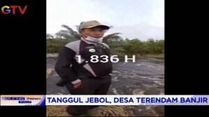Video Viral Kepala Desa Curhat Karena Warganya Kesusahan Akibat Tanggul Jebol