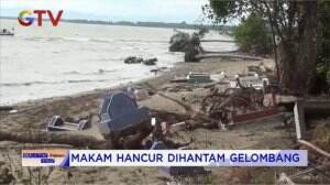 Makam Hancur Dihantam Gelombang