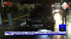 Minibus Tabrak Lapak PKL