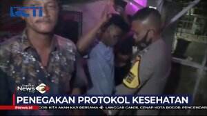 Polisi Kembali Menggelar Razia Protokol Kesehatan Di Sejumlah Kafe