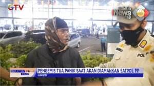 Pengemis Modus Patah Kaki Saat Terjaring Razia