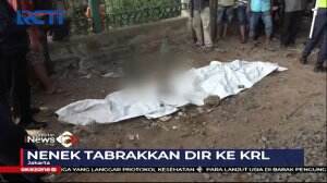 Seorang Nenek Tewas Tabrakkan Diri Ke KRL