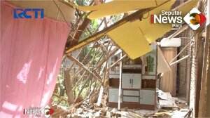 Pasca Gempa Banten, Rumah Roboh