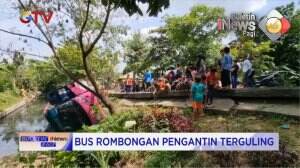 Bus Rombongan Pengantin Terguling
