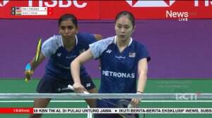 Highlight Ganda Putri BWF Sudirman Cup 2023 Tan/Thinaah Vs Jolly/Pulle