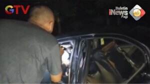 Mobil Tabrak Tembok Jembatan Di Madiun