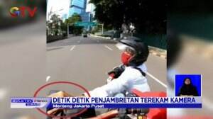 Aksi Penjambretan Handphone Viral Di Media Sosial