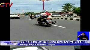 Tidak Punya Biaya Untuk Sewa Ambulan, Seorang Ayah Membawa Jasad Anaknya Menggunakan Sepeda Motor
