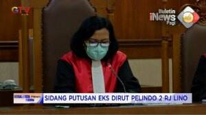 Sidang Putusan Eks Dirut Pelindo 2 RJ Lino