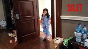 Aksi Gemas Reyna Di Lokasi Syuting