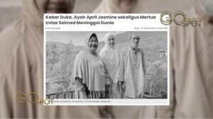 Ayah April Jasmine Meninggal Dunia