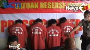 Tawuran, Belasan Pria Ditangkap