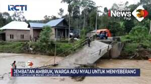 Jembatan Ambruk Akibat Diterjang Banjir