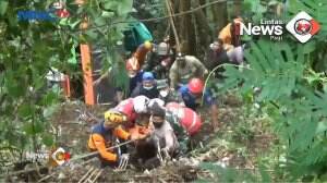 Truk Masuk Jurang Sedalam 30 Meter
