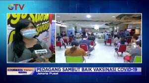 Vaksinasi Tahap 2 Untuk Para Pedagang Di Pasar Tanah Abang Berlangsung Lancar