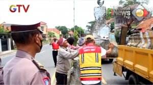 Antisipasi Arus Mudik Lebaran, Petugas Tutup Sejumlah Titik Tempat Putar Balik Di Cirebon
