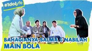 Bahagianya Salma & Nabilah Main Bola