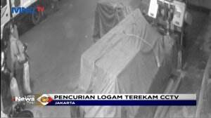 Pencurian Logam Terekam CCTV HIngga Ditangkap Satpam