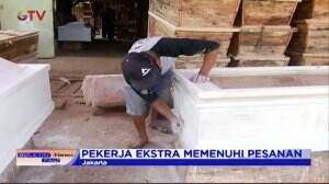 Pemesanan Peti Jenazah Meningkat