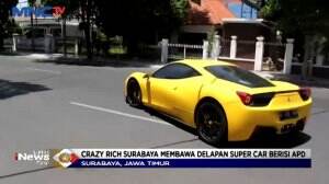 Super Car Membawa Alat APD di Halaman Rumah Dinas Walikota Surabaya