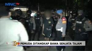 Pemuda Ditangkap Bawa Senjata Tajam