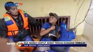 Akibat Arus Banjir Yang Cukup Deras Membuat Dua Warga Hanyut Terbawa Arus Banjir