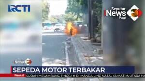 Sepeda Motor Terbakar