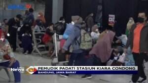 Pemudik Padati Stasiun