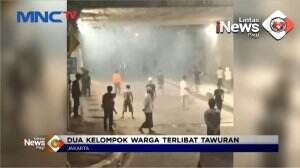 Aksi Tawuran Warga di Manggarai