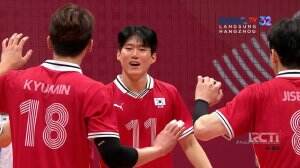 Highlight Asian Games Hangzhou 2022 Men's Volleyball Kamboja Vs Korea Selatan