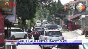 Arus Jalan Menuju Lembang Macet Parah
