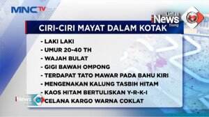 Identitas Jasad Dalam Kotak di Tangerang