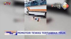 Pengendara Motor Terlindas Truk
