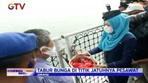 Tabur Bunga di Perairan Kepulauan Seribu Untuk Korban Sriwijaya Air