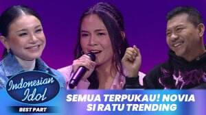Semua Terpukau! Novia si Ratu Trending - Indonesian Idol XII