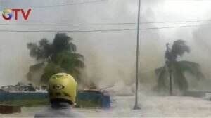 Puluhan Bangunan Di Kota Bau Bau Rusak Diterjang Ombak