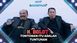 H. Bolot: Tontonan Itu Adalah Tuntunan