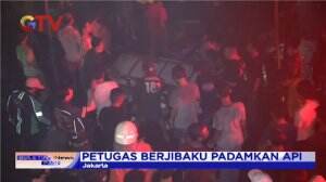 Kebakaran Melanda Permukiman Warga Di Slip Palmerah