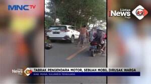 Mobil Mewah Dirusak Warga