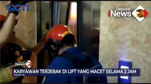 Lift Macet Karyawan Terjebak