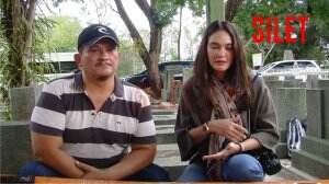 Luna Maya Datangi Makam Suzana