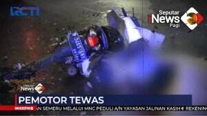 Pemotor Tewas Usai Kecelakaan Tunggal