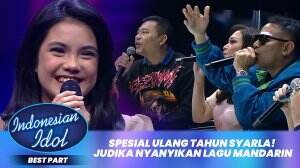 Spesial Ulang Tahun Syarla! Judika Nyanyikan Lagu Mandarin - Indonesian Idol XII