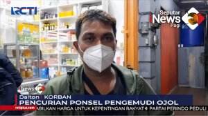 Pencurian Ponsel Pengemudi Ojol