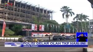 Polisi Amankan Rekaman CCTV Saat Olah TKP Pasca Kebakaran Gedung Kejaksaan Agung