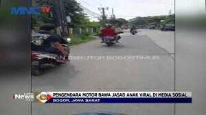 Tidak Dapat Mobil Ambulan, Seorang Pria Bawa Jasad Anaknya Menggunakan Sepeda Motor