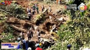 Pencarian Korban Longsor Cianjur Yang Tertimbun
