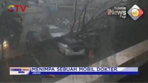 Pohon Tumbang Akibat Angin Kencang